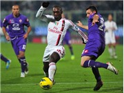 Bóng đá anh, ngoại hạng anh, lịch thi đấu euro 2012,  Fiorentina 0 - 0 Milan: Rossoneri đứt mạch thắng ở Serie A